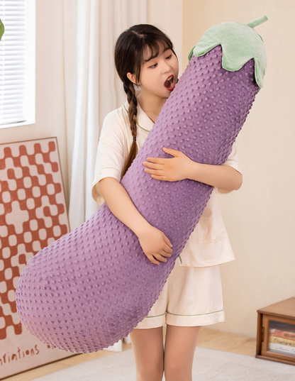 🍆 Cozy Eggplant Body Pillow 💜
